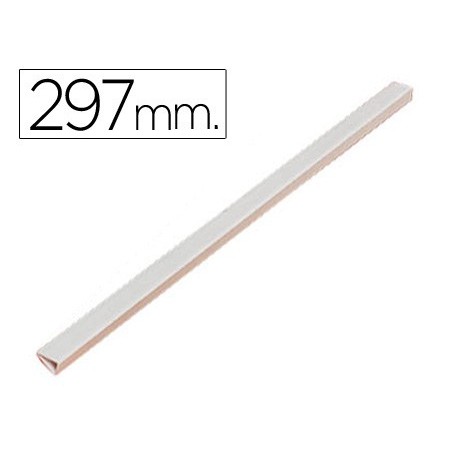 50un LOMBADAS PLASTICO PARA ENCADERNACAO, BRANCO A4