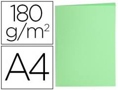50un CLASSIFICADOR LIDERPAPEL DIN A4 VERDE PASTEL 180GR