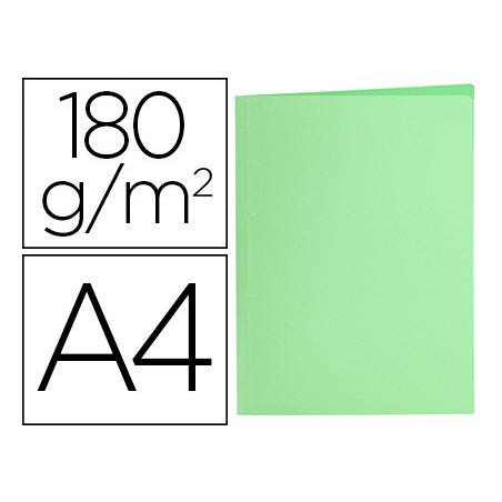 50un CLASSIFICADOR LIDERPAPEL DIN A4 VERDE PASTEL 180GR
