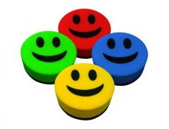 APAGADOR LIDERPAPEL QUADRO BRANCO REDONDO 5 CM DIAMETRO MAGN