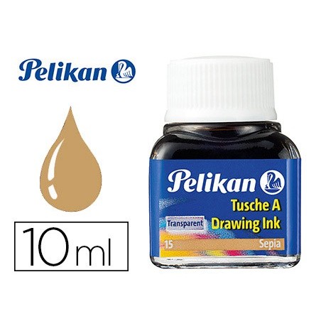 TINTA CHINA PELIKAN 10 ML SEPIA