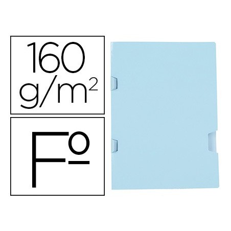 25un CLASSIFICADOR LIDERPAPEL FOLIO AZUL 3 PESTANAS PLASTIFI