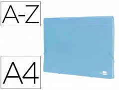 PASTA CLASSIFICADORA COM FOLE LIDERPAPEL POLIPROPILENO DIN A