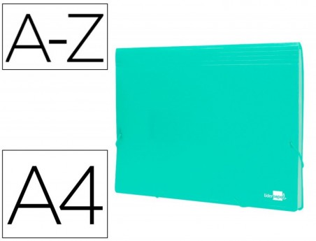 PASTA CLASSIFICADORA COM FOLE LIDERPAPEL POLIPROPILENO DIN A