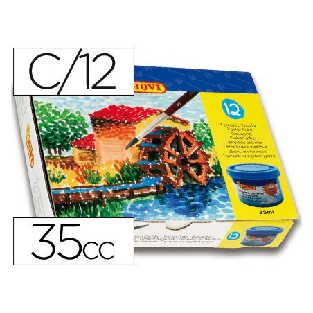 ESTOJO JOVI COM CORES DE GUACHE