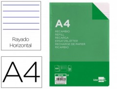 RECARGA LIDERPAPEL FOLIO 100 F 4TF-02 1 PAUTADO 4 FUROS COM
