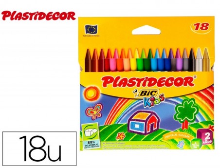 LAPIS CERA PLASTIDECOR COM 18 LAPIS