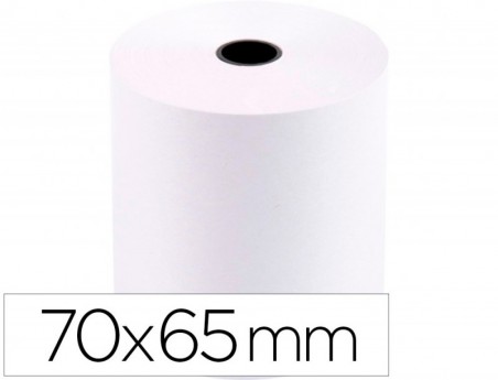 10un ROLOS MAQUINA CALCULADORA 70MMX65MTX12MM