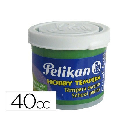 6un GUACHE HOBBY PELIKAN 40 CC VERDE AMARELADO