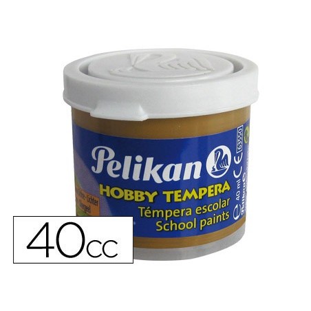 6un GUACHE HOBBY PELIKAN 40 CC OCRE CLARO