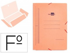 10un PASTA DE ELASTICOS LIDERPAPEL, FOLIO, COM ABAS, COURO