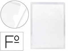 100un BOLSA DOSSIER DOSSIER PLASTICO SARO FOLIO TRANSPARENTE