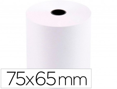 10un ROLOS MAQUINA CALCULADORA 75MMX65MTX12MM