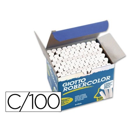 GIZ ROBERCOLOR BRANCO - CAIXA DE 100 UNIDADES