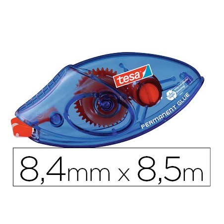 COLA TESA ROLLER PERMANENTE RECICLAVEL 8,4 MM X 8,50 M