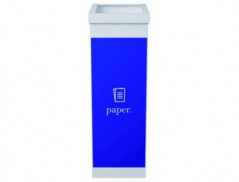 CONTENTOR PARA RECICLAGEM PAPERFLOW COM TAMPA POLIESTIRENO P