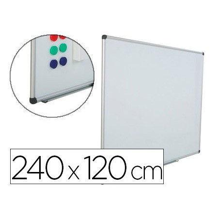 QUADRO BRANCO ROCADA ACO VITRIFICADO MAGNETICO MOLDURA ALUMI