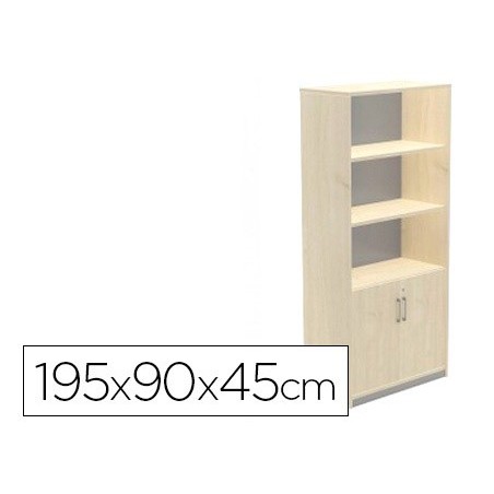 ARMARIO ROCADA COM TRES ESTANTES E DOIS PORTAS INFERIORES SE