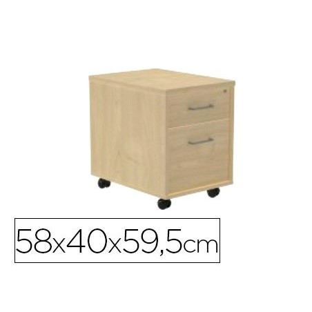 ARMARIO ROCADA COM DOIS GAVETAS SERIE STORE 58X40X59,5 CM AC