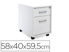 ARMARIO ROCADA COM DUAS GAVETAS SERIE STORE 58X40X59,5 CM AC