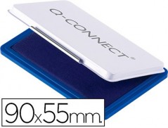 ALMOFADA PARA CARIMBO Q-CONNECT 90X55 MM AZUL