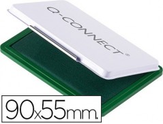 ALMOFADA PARA CARIMBO Q-CONNECT 90X55 MM VERDE