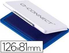 ALMOFADA PARA CARIMBO Q-CONNECT 126X81 MM AZUL