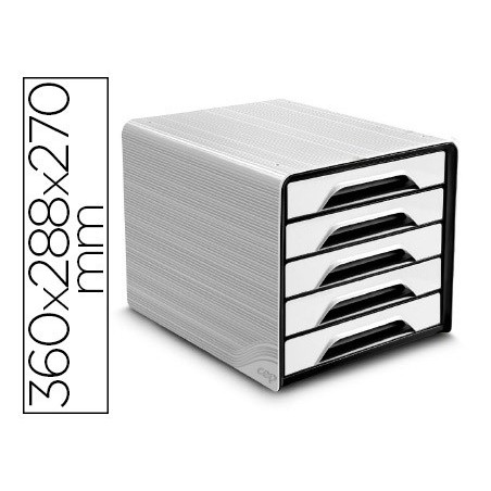 BLOCOS CLASSIFICADORES DE SECRETARIA CEP 5 GAVETAS BRANCO/PR