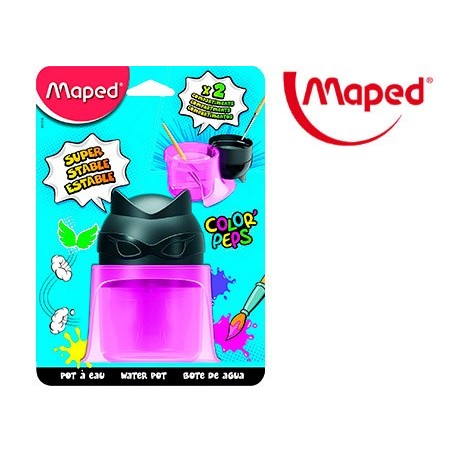 LAVA PINCEIS MAPED COLOR PEPS 2 COMPARTIMENTOS SUPERHEROES