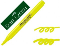 10un MARCADOR FABER FLUORESCENTE TEXTLINER 38 AMARELO