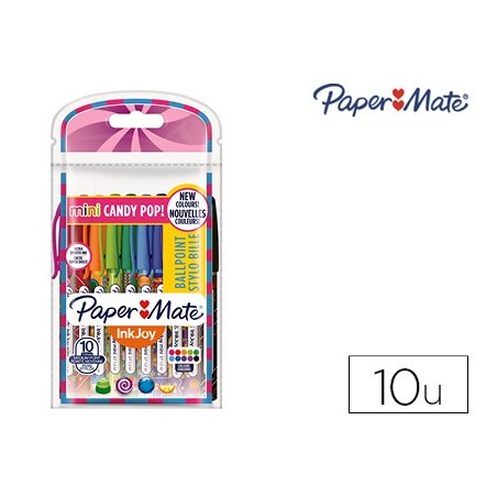ESFEROGRAFICA PAPER MATE INKJOY 100 CANDY POP BLISTER DE 20