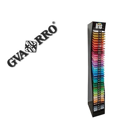 EXPOSITOR GUARRO METALICO VAZIO 36 ESTANTES PARA CARTOLINA I