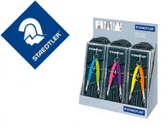 COMPASSO STAEDTLER MICROMETRICO 556 COR NEON EXPOSITOR DE SE