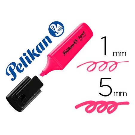 10un MARCADOR PELIKAN FLUORESCENTE TEXTMARKER SIGNAL ROSA