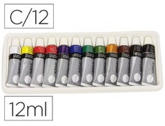PINTURA ACRILICA DALER ROWNEY SIMPLY CAIXA DE 12 CORES SORTI