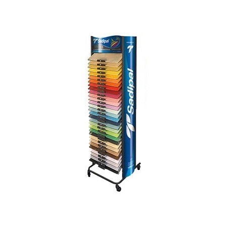 EXPOSITOR CARTULINA SADIPAL METALICO DE PIE 20 HOJAS POR COL