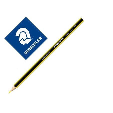 12un LAPIS DE COR STAEDTLER WOPEX ECOLOGICO AMARELO CLARO