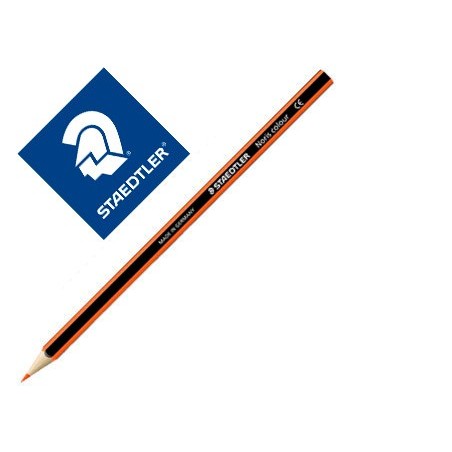 12un LAPIS DE COR STAEDTLER WOPEX ECOLOGICO LARANJA