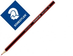 12un LAPIS DE COR STAEDTLER WOPEX ECOLOGICO VERMELHO