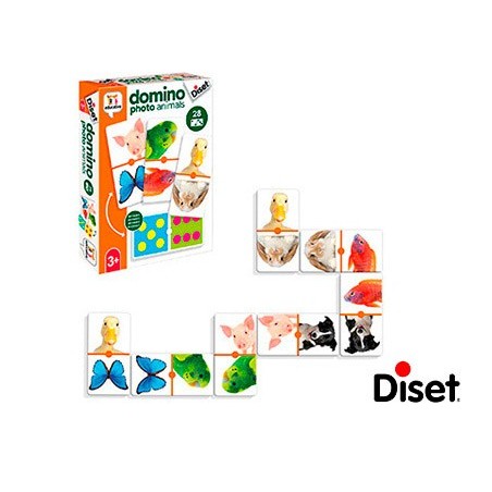 JOGO DISET EDUCATIVO DOMINO PHOTO ANIMALS