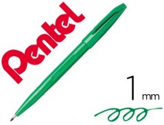 12un CANETA PENTEL COM PONTA DE FIBRA SIGN PEN NA COR VERDE