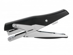 AGRAFADOR Q-CONNECT METALIZADO E PRETO CAPACIDADE 25 FOLHAS