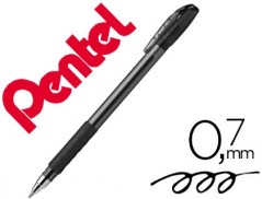 12un ESFEROGRAFICA PENTEL BX487 COM TAMPA NA COR PRETO