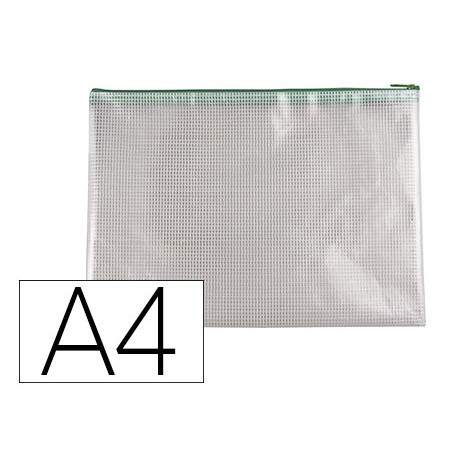 BOLSA MULTIUSOS Q-CONNECT PVC DIN A4 ABERTURA SUPERIOR COM F