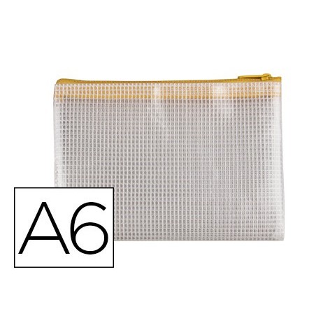 BOLSA MULTIUSOS Q-CONNECT DIN A6 ABERTURA SUPERIOR COM FECHO