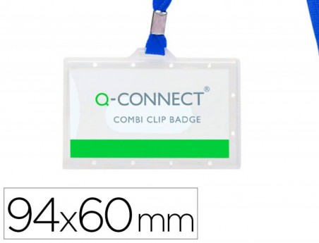 50un IDENTIFICADOR Q-CONNECT KF17112 COM CORDAO PLANO AZUL E