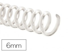 ESPIRAL PLASTICO Q-CONNECT TRANSPARENTE 32 5:1 6MM 1,8MM