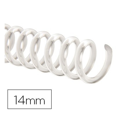 ESPIRAL PLASTICO Q-CONNECT TRANSPARENTE 32 5:1 14MM 1,8MM