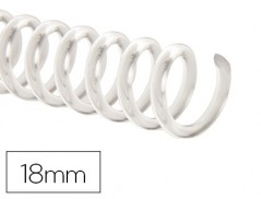 ESPIRAL PLASTICO Q-CONNECT TRANSPARENTE 32 5:1 18MM 2MM