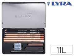 LAPIS LYRA REMBRANDT MONOCROMO COM ACESSORIOS PARA ESBOCOS C